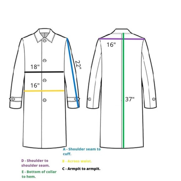 Denim Women's Vintage Jacket Button Closure Jean Long Sleeve Coat - Picture 10 of 10